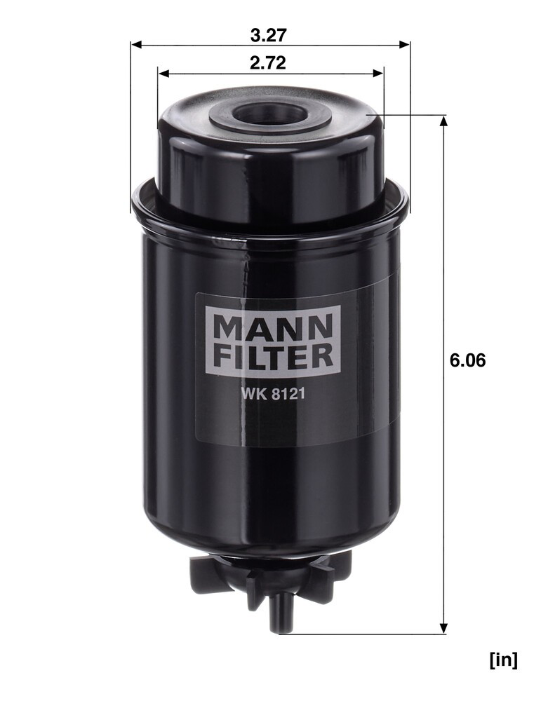 Фильтр топливный Mann-Filter WK8121