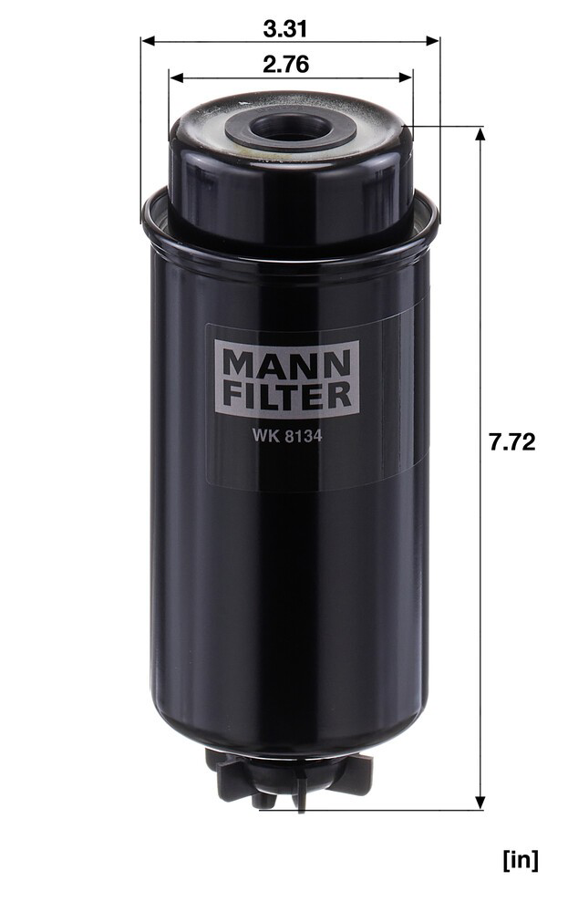 WK8134 Mann-Filter Фильтр топлива