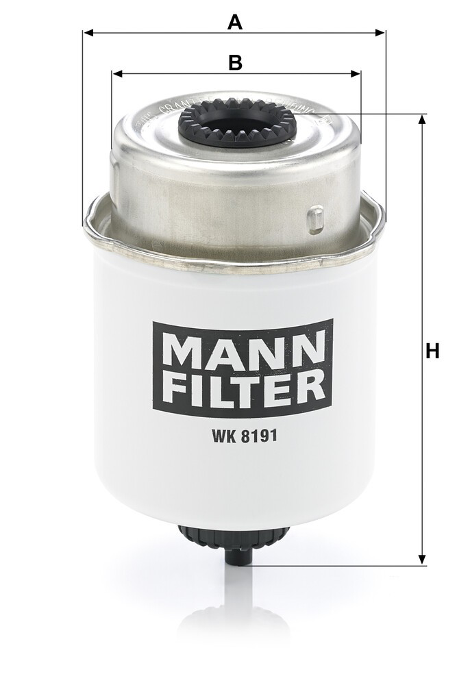 WK8191 Mann-Filter Фильтр топлива