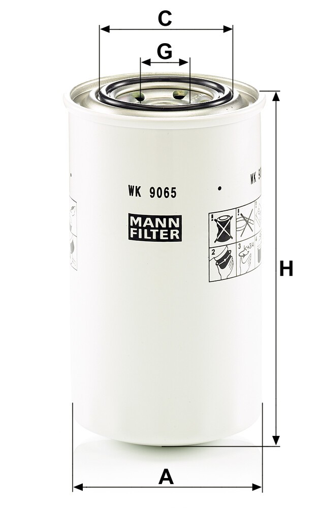 WK9065 Mann-Filter Фильтр топлива