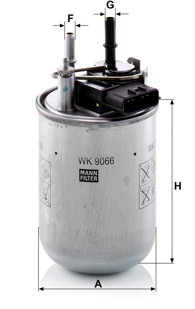 Фильтр тонкой очистки топлива Mann-Filter WK9066 цена, от 56.50 USD