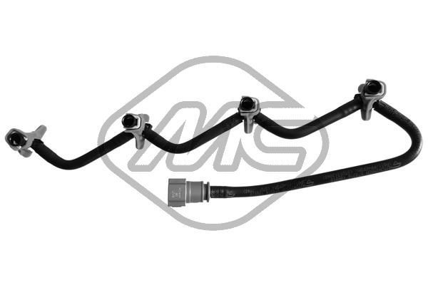 92091 Metalcaucho Трубка топливная обратная от форсунок