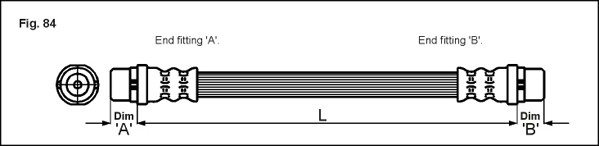 Шланг тормозной передний Nissan Micra хэтчбек (K11) (1992 - 2003) цена, от 6.77 USD
