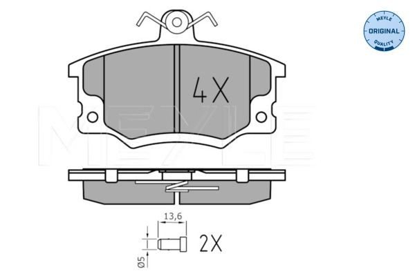 795121 Suzuki Колодки передние