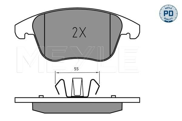  Передние тормозные колодки Ford Fusion 