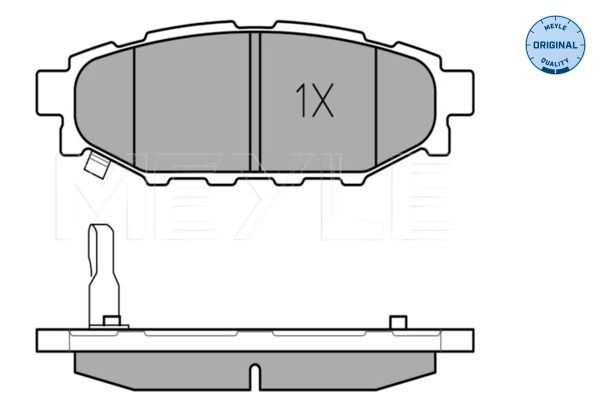 Колодки тормозные дисковые комплект на Subaru Outback III B13, BP
