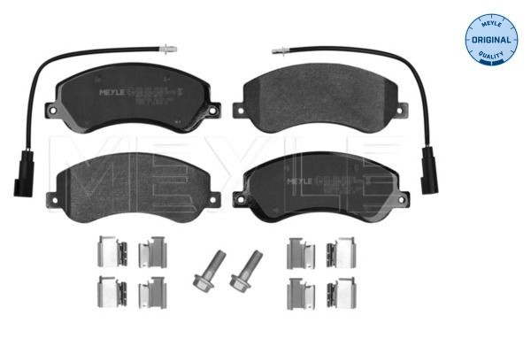 Колодки тормозные передние дисковые MEYLE 0252448419W