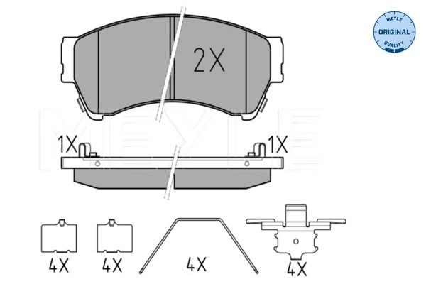  Задние тормозные колодки Subaru Outback 3