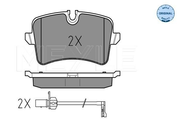 Задние дисковые колодки Ауди А6 C7