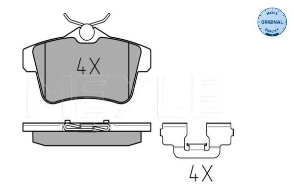 Колодки дисковые  Citroen C4 II хэтчбек (B7) (2010 - 2026) цена, от 30.18 USD