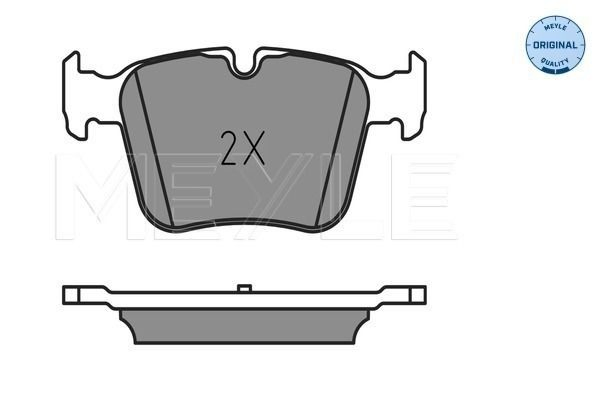  Задние тормозные колодки Mercedes C 