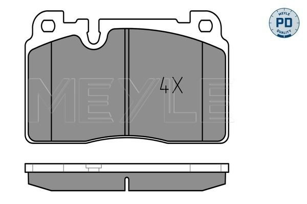 Колодки передние на Audi A6 C7 4G2, 4GC