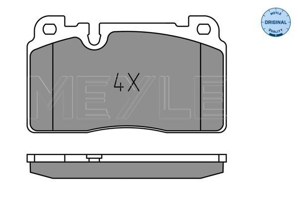 Колодки передние на Audi A6 C7 4G2, 4GC