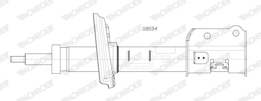 G8694 Monroe Амортизатор передний левый