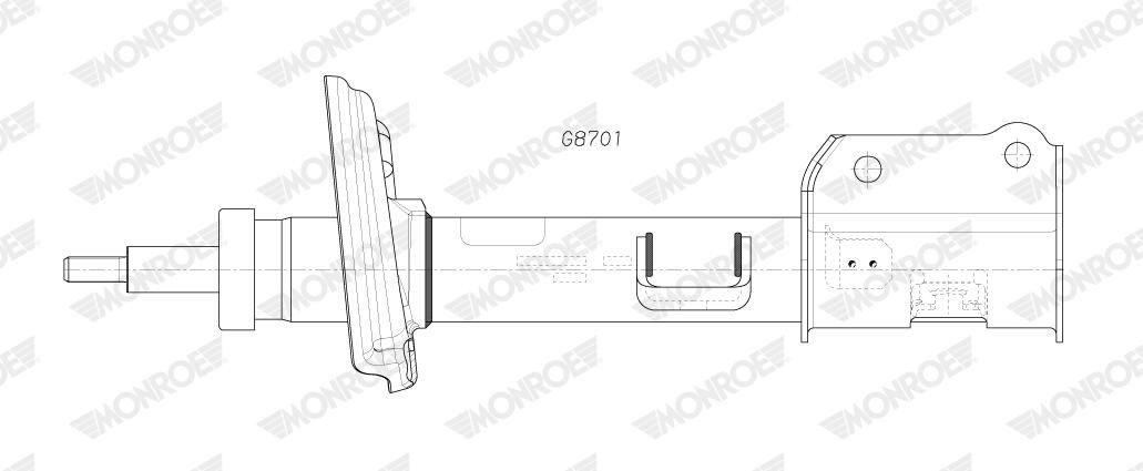 G8701 Monroe Стойка задняя правая