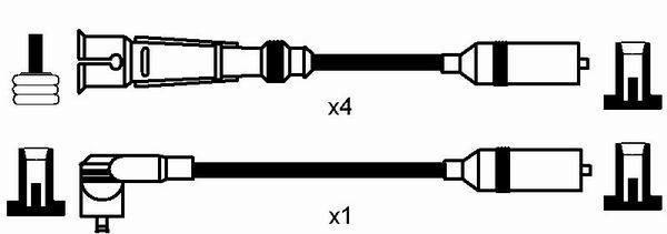 Провода зажигания NGK 0502 цена, от 15.28 USD