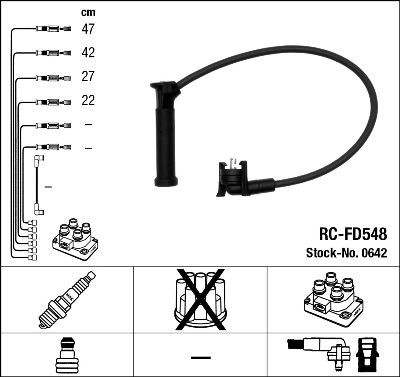 Провода высоковольтные на Ford Fiesta Mk4 JAS, JBS