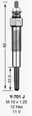 Свечи накала NGK 1566 цена, от 9.10 USD