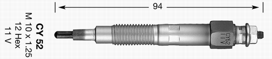 3017 NGK Свечи накаливания