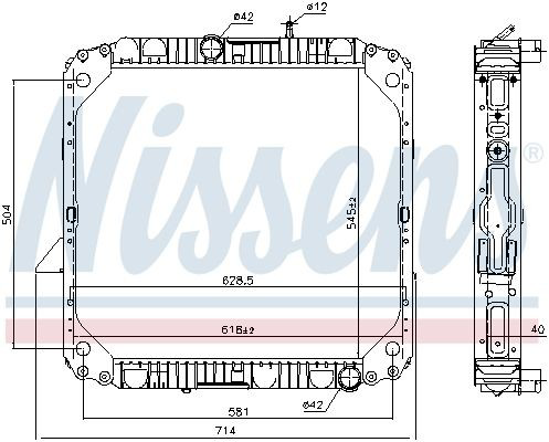 Радиатор охлаждения двигателя Mercedes 6765001603 цена, от 364.08 USD