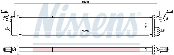 Радиатор инвертора 646918 Nissens