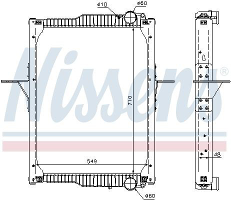 65475 Nissens Радиатор основной