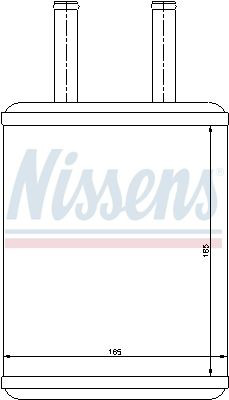 Радиатор печки 77503 Nissens