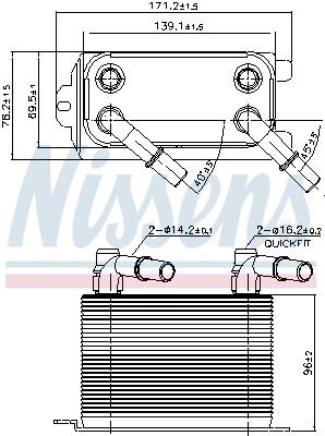 Масляный радиатор АКПП Polcar 4333L81 цена, от 44.05 USD