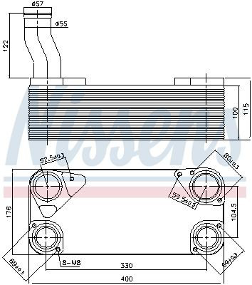 Масляный радиатор 5001865817 Renault (RVI)