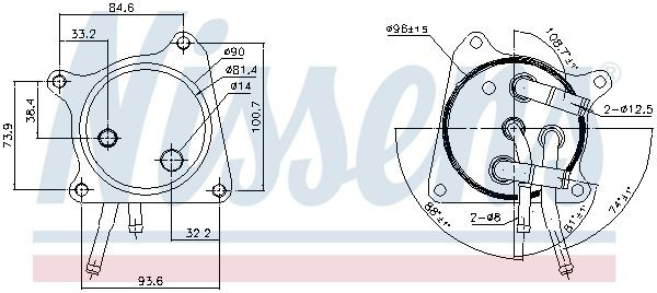 Радиатор охлаждения АКПП 3S325001 AND