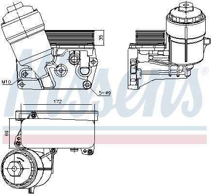 Купить 9568L82 Polcar Корпус масляного фильтра