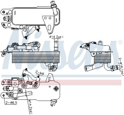 Радиатор АКПП AND 3F115046