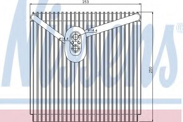 Охладитель воздуха Nissens 92267