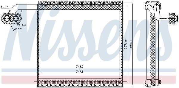 92340 Nissens Радиатор отопителя салона