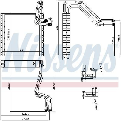 Радиатор испарителя кондиционера Polcar 3238P81 цена, от 31.30 USD