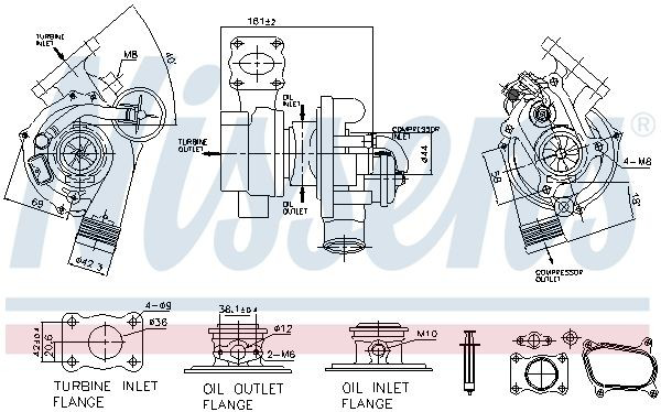 Турбонагнетатель Volvo K03433504 цена, от 153.82 USD