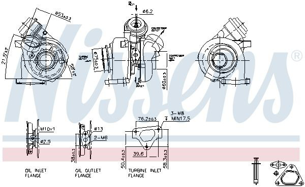 Турбонагнетатель Mercedes ML/GLE внедорожник (W163) (1998 - 2005) цена, от 141.24 USD