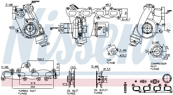 Турбонагнетатель Volkswagen Transporter T6 фургон (SGA, SGH, SHA, SHH) (2015 - 2024) цена, от 538.17 USD