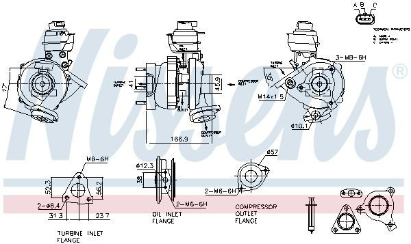 Турбокомпрессор Nissens 93630