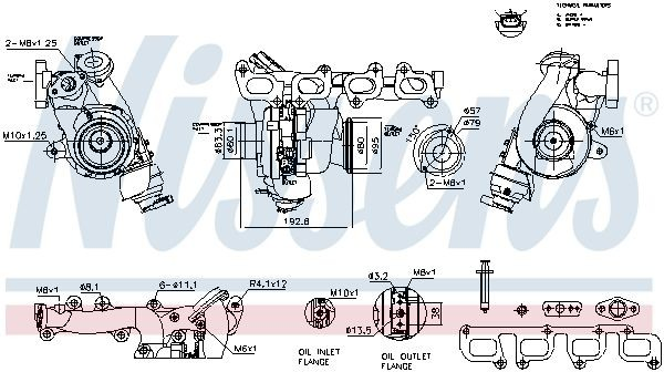 Турбина GTD1244VZ Garrett