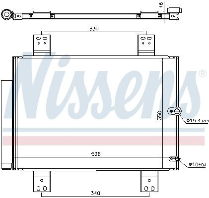 Купить 940560 Nissens Радиатор системы охлаждения кондиционера