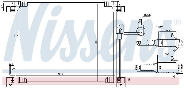 Конденсатор кондиционера Nissens 940616 цена, от 157.57 USD