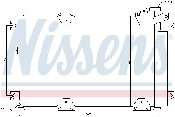 Конденсатор кондиционера Nissens 94892 цена, от 113.99 USD