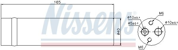 Ресивер кондиционера Nissens 95481