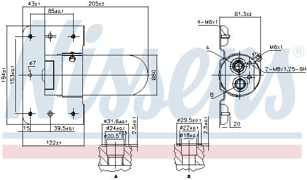 Ресивер кондиционера Nissens 95508