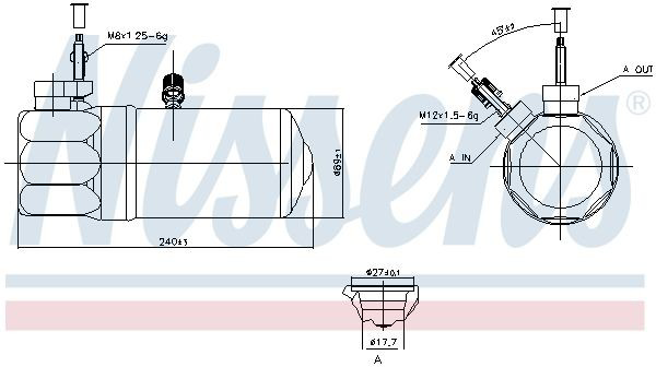 HMP6C1119E647AD Hmpx Ресивер-осушитель кондиционера