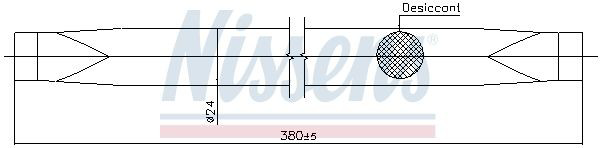 Осушитель кондиционера 95573 Nissens