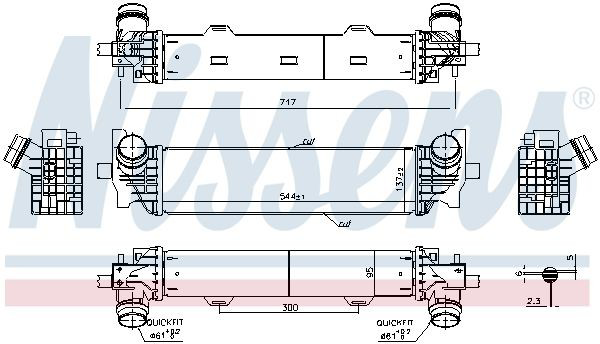  Интеркулер BMW 5 
