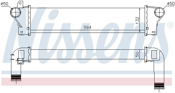 Система охлаждения наддувочного воздуха Nissens 961425 цена, от 76.02 USD