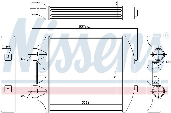 Интеркулер 96405 Nissens